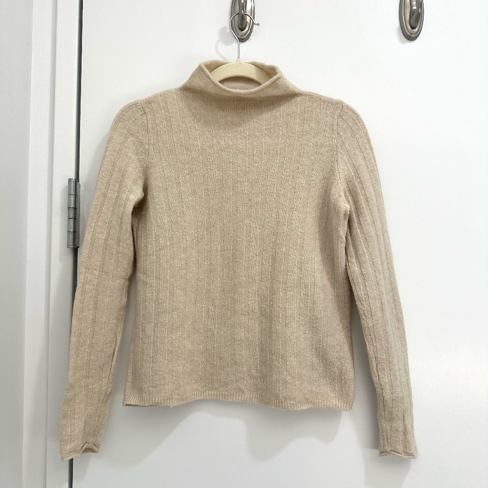 ❌SOLD❌Madewell tan turtleneck sweater